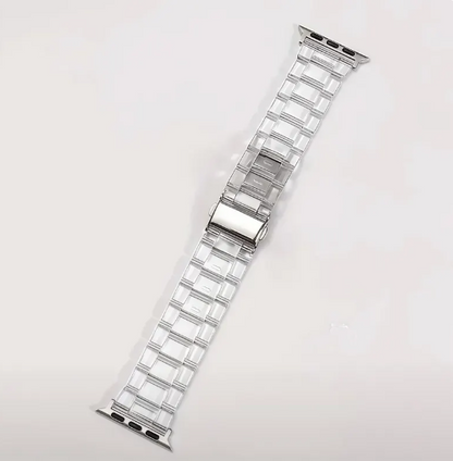 Pulseira Feminina Alana Transparente para Apple Watch