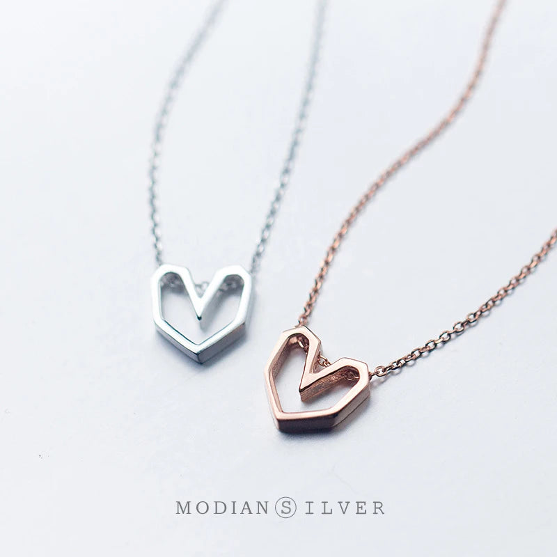 Colar Feminino Modian Amour em Prata 925