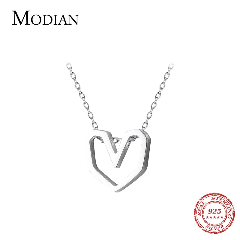 Colar Feminino Modian Amour em Prata 925