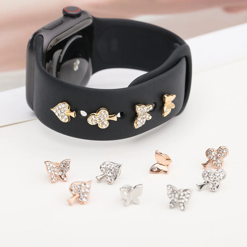 Clipes Decorativos para Pulseiras de Silicone