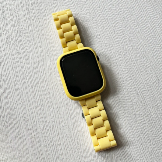 Pulseira Feminina Stella para Apple Watch Amarelo