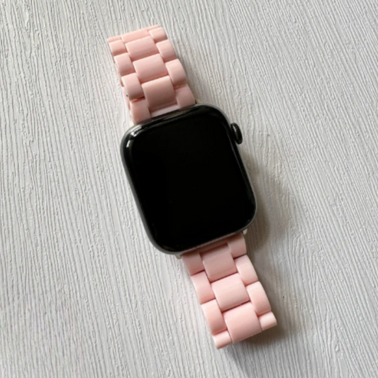 Pulseira Feminina Stella para Apple Watch Rosa