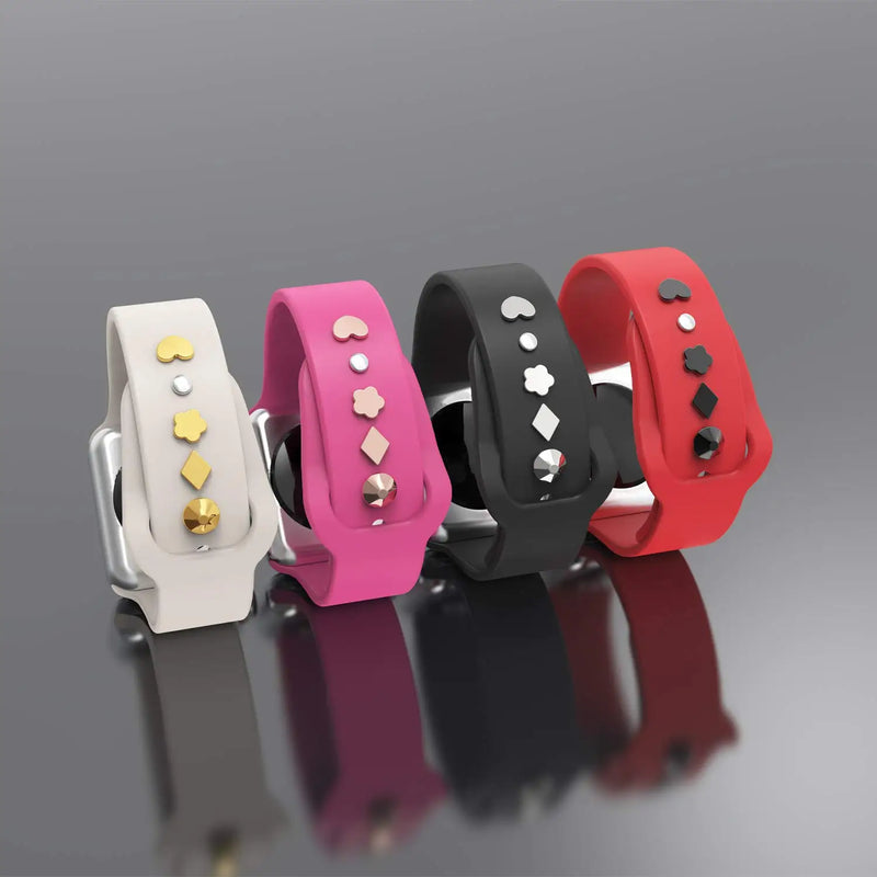 Clipes Decorativos para Pulseiras de Silicone