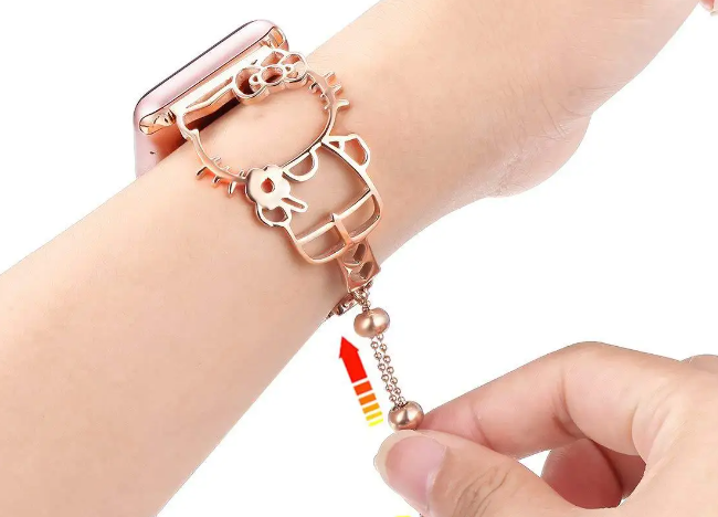 Pulseira Feminina Hello Kitty para Relógios Apple